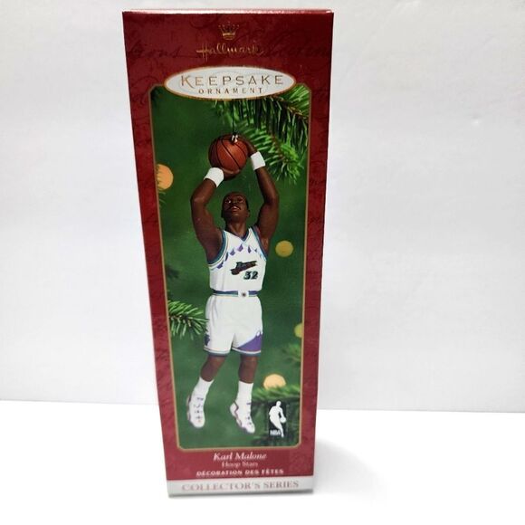 Hallmark Keepsake Christmas Ornament of Karl Malone from the NBA Utah Jazz - Picture 1 of 6